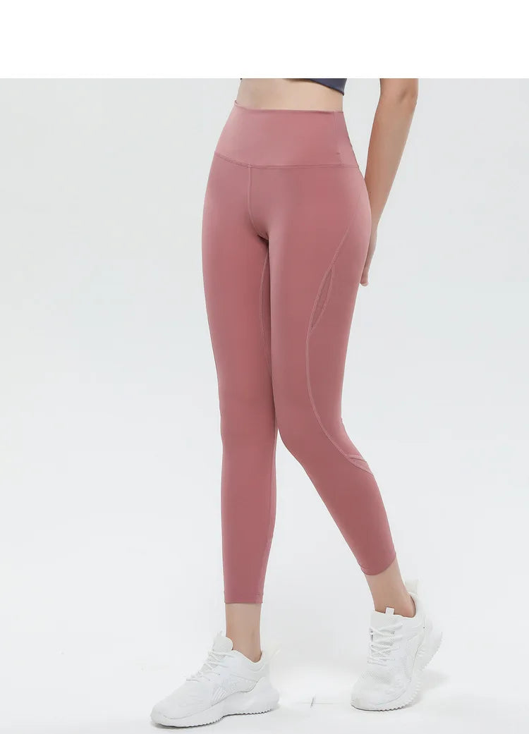 Yoga Pants Push-up Yoga Leggings Women Workout Gym Tights Sexy Sports High Waisted Hollowed out Quick Drying Women Workout Pants