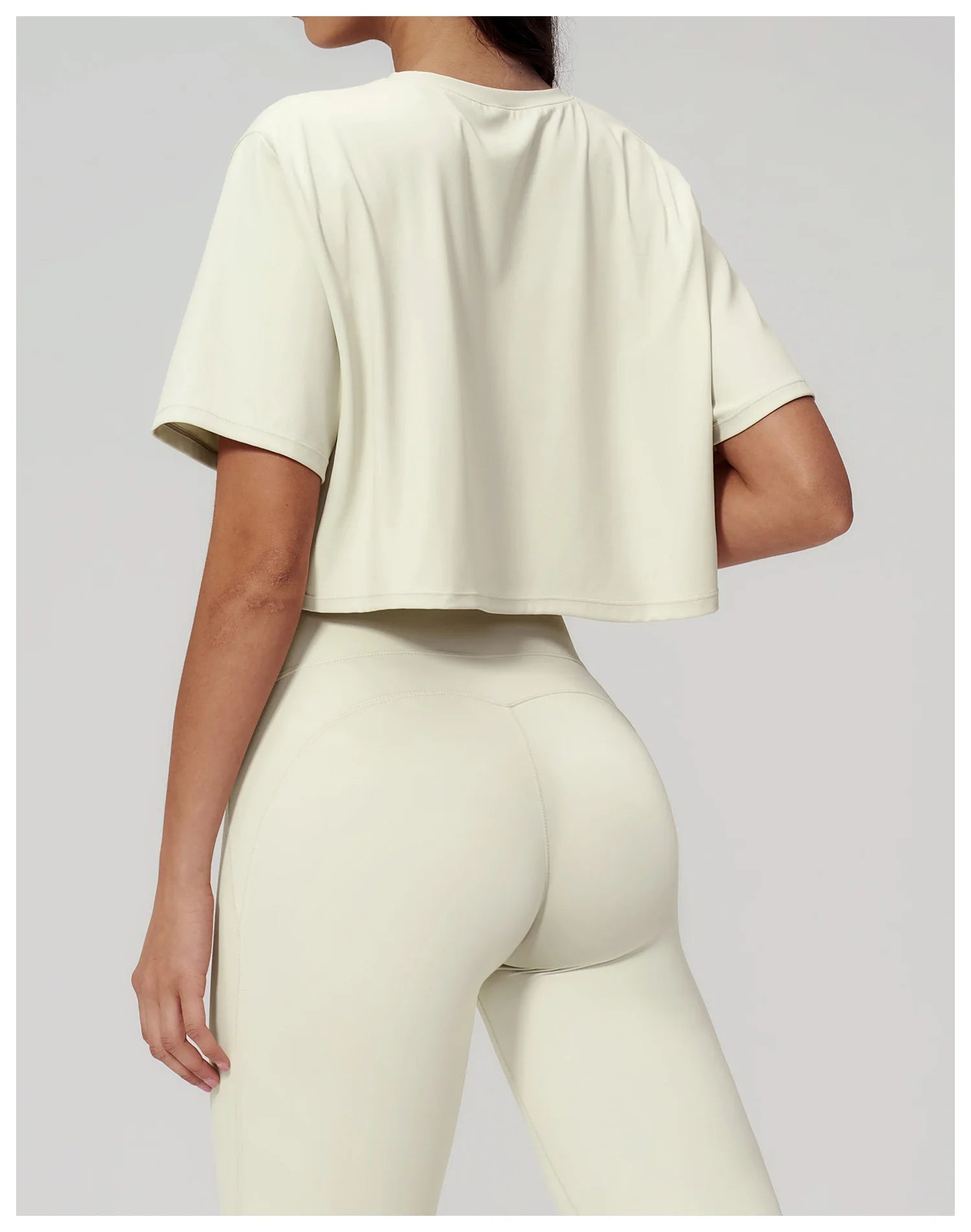 Yoga Tops Summer Sports Fitness Clothes Women's Short Sleeves Yoga Shirts Running Sports Gym Tops Loose Breathable Casual Tops