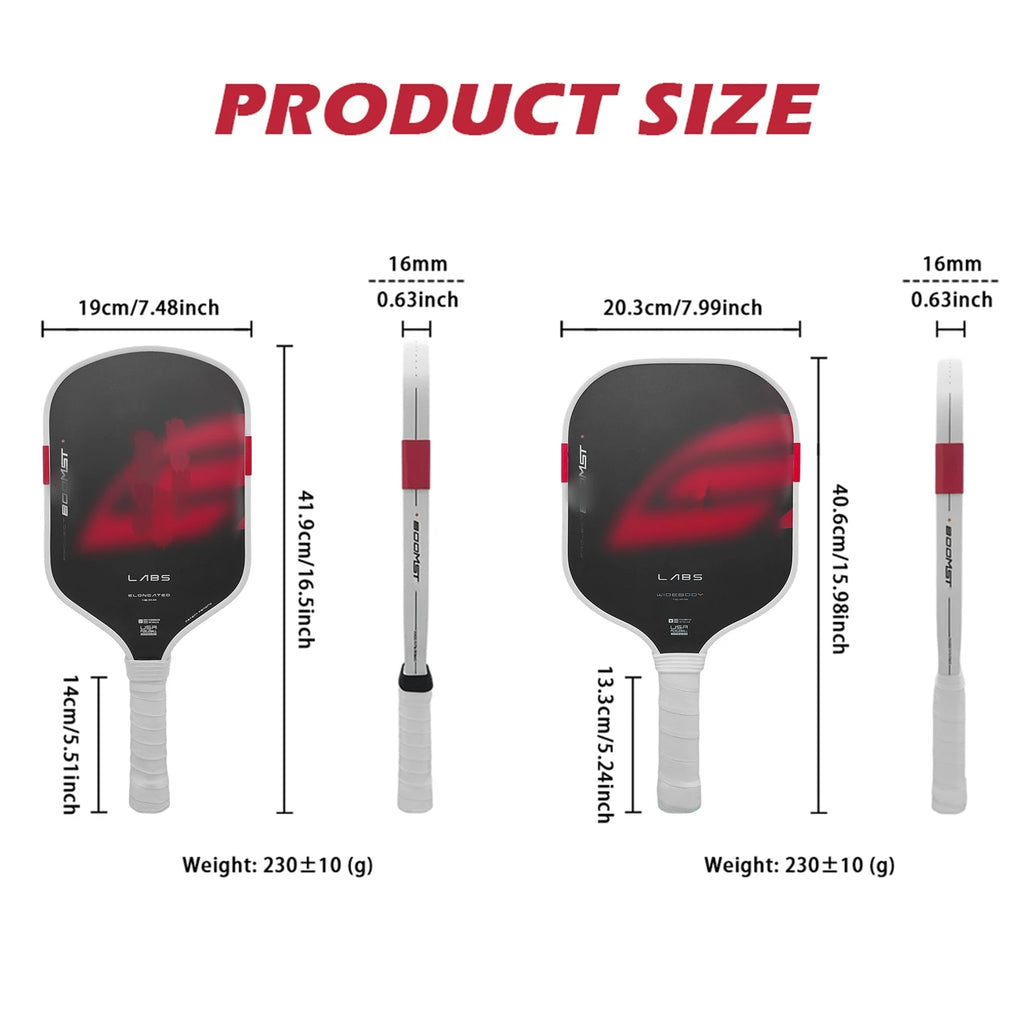 Boom Foam Pickleball Paddle Gen5 16mm Pickleball Paddle Stick EPP Full Foam Core Usapa Approved Carbon Fiber Picklebal Racket