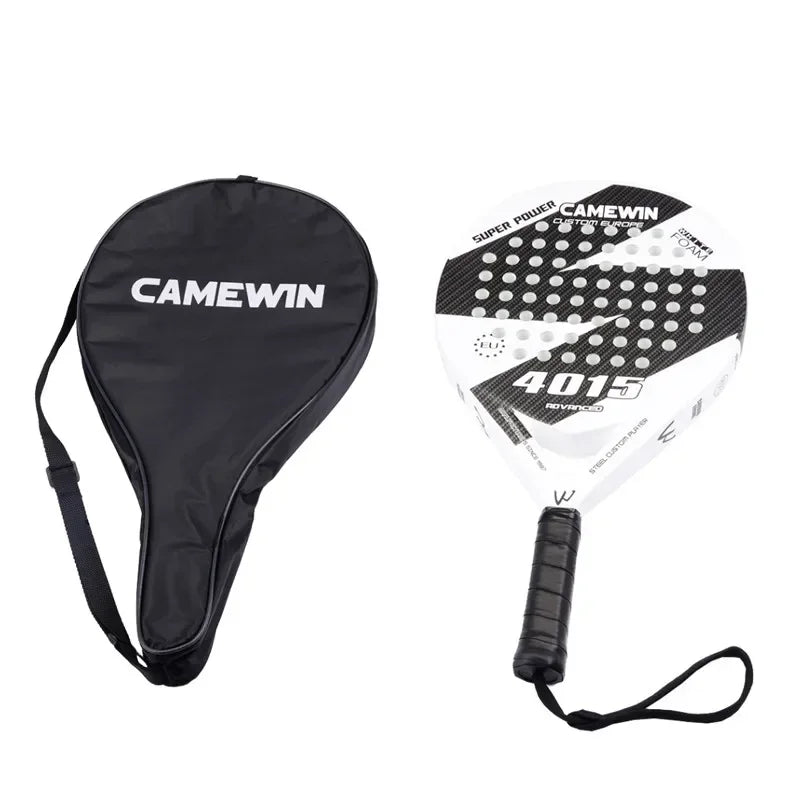 NEW Competition Padel Racket - 3K Carbon Fiber & EVA Core, Ultra-Light Design with Anti-Slip Grip and Waterproof Case