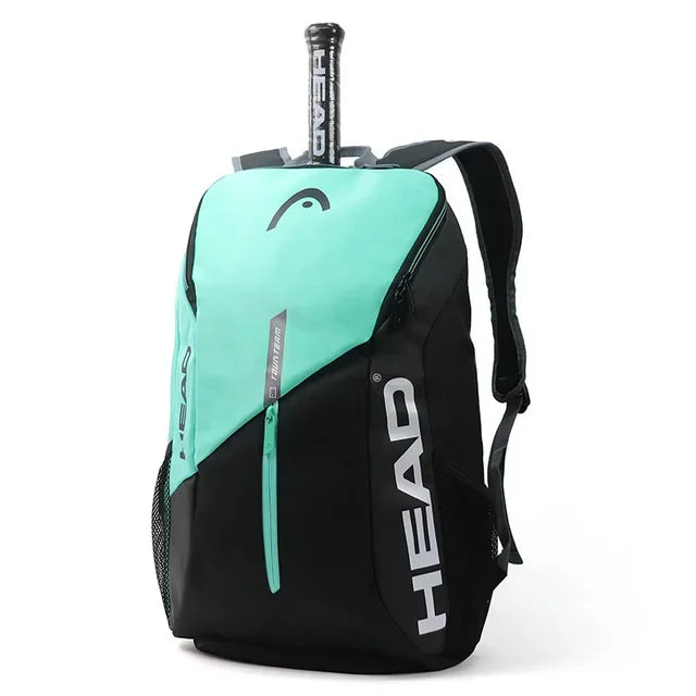 HEAD TOUR TEAM Series Original Tennis Backpack 1-2Pack Tennis Racket Bag Padel Beach Shoulder Racquet Bag With Shoes Space 25L