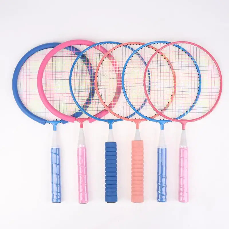 Family Sports Toy: Children's Lightweight Badminton Racket Double Set with Backpack, Designed for Kids Sports