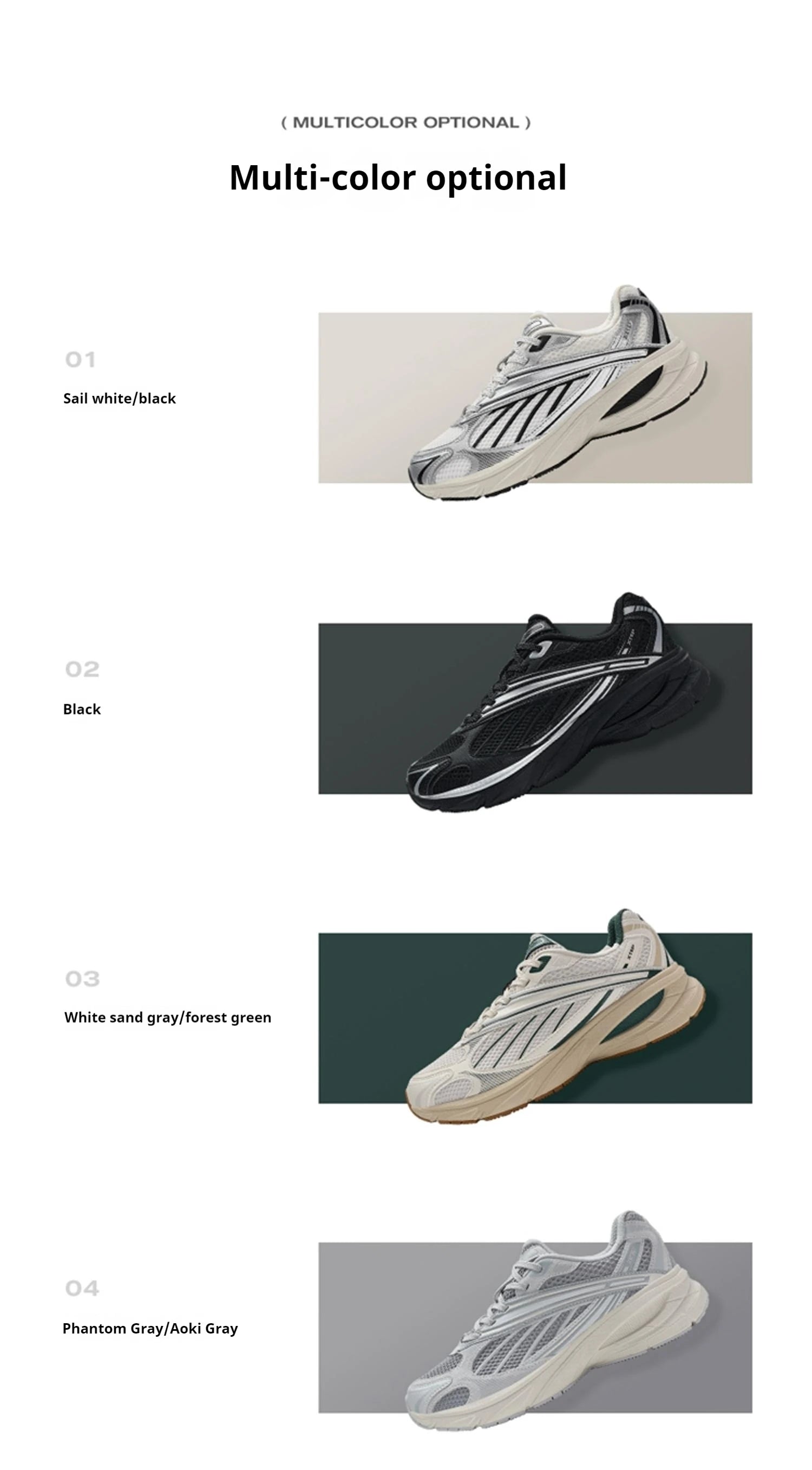 Xtep Little Basque Athletic Shoes Unisex  Summer Vintage Sports Shoes Comfortable Non-Slip Durability Sneakers 876319320003