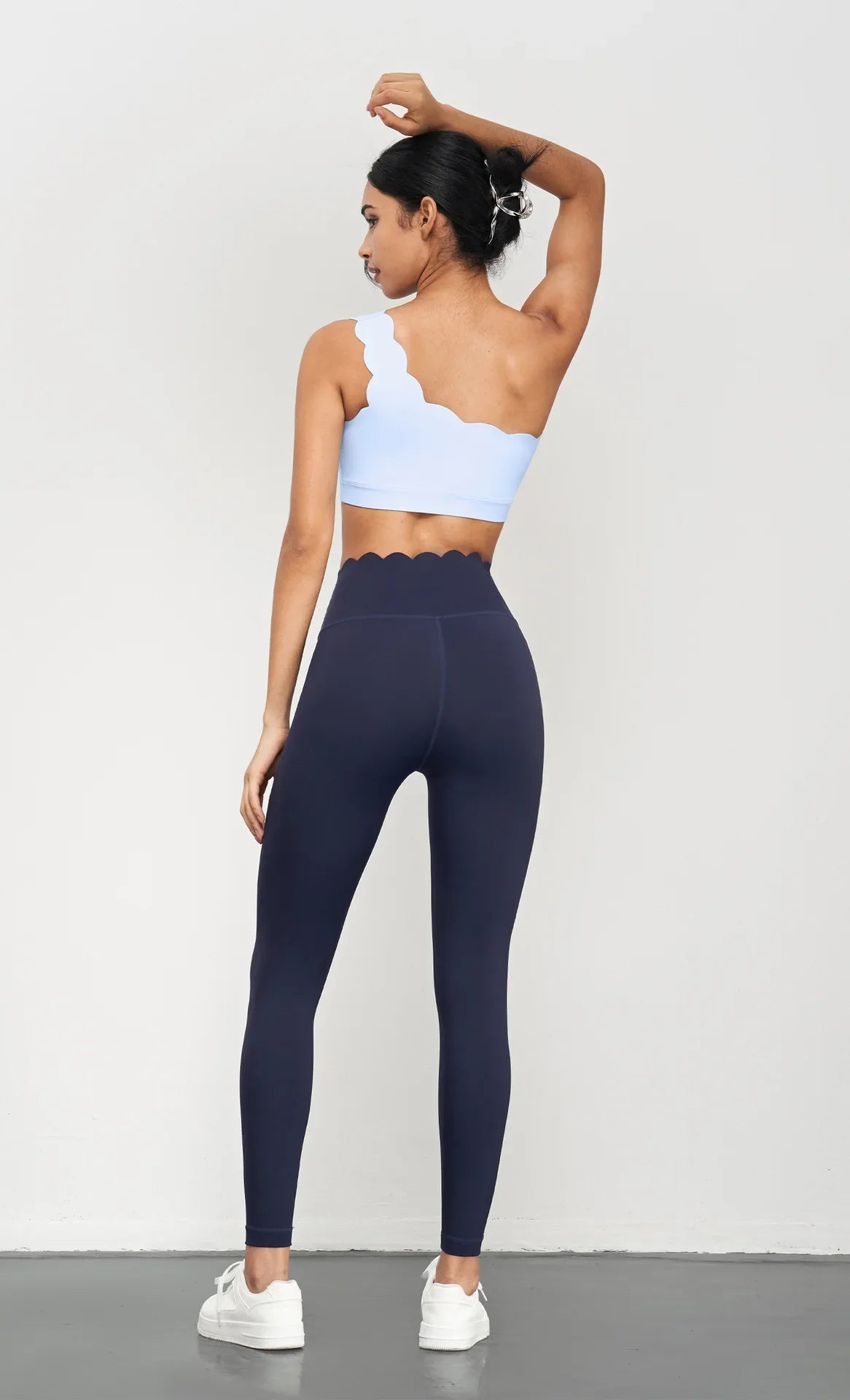 Yoga Pants Women Seamless Lotus Arc Workout Running Leggings High Waist Scrunch Butt Gym Leggings Outdoor Fitness Tights