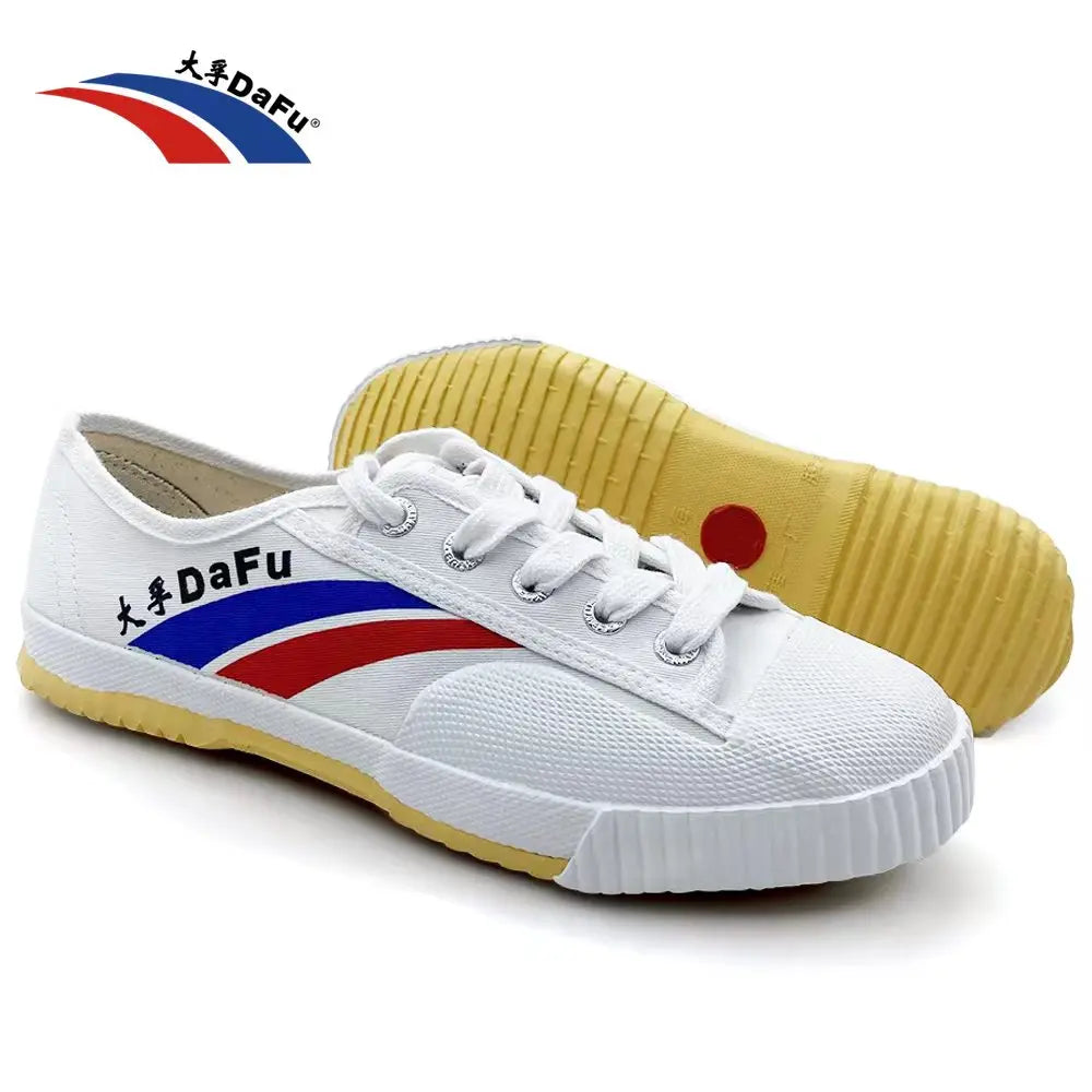 DaFu Original Parkour Shoes Kungfu Sneakers Martial Arts Shaolin Taichi Taekwondo Wushu Soft Comfortable Men Women