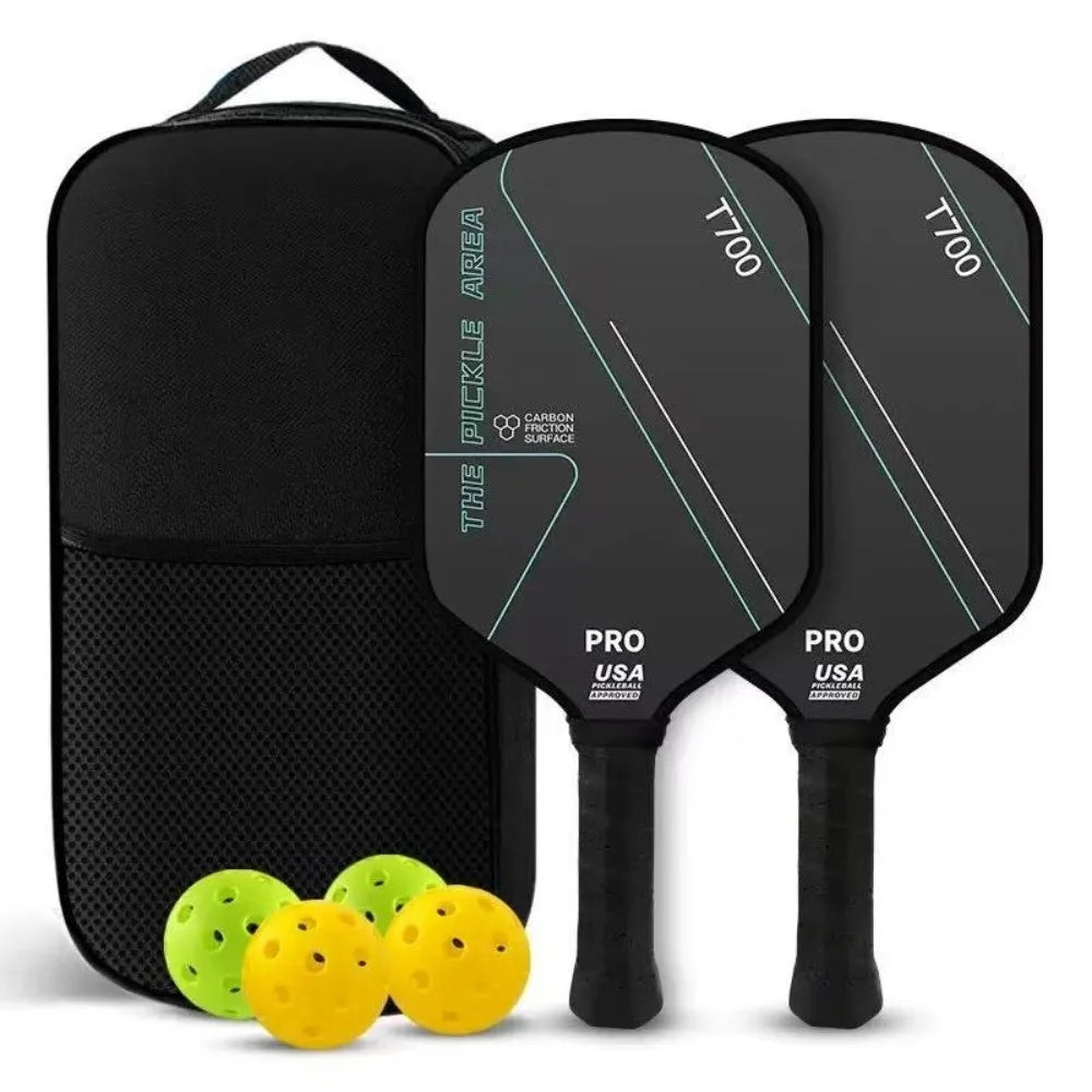 Fashion T700 Pickleball Paddle 16MM Carbon Fiber Pickle Ball Paddle Lightweight USAPA Approved Professional Game Supplies
