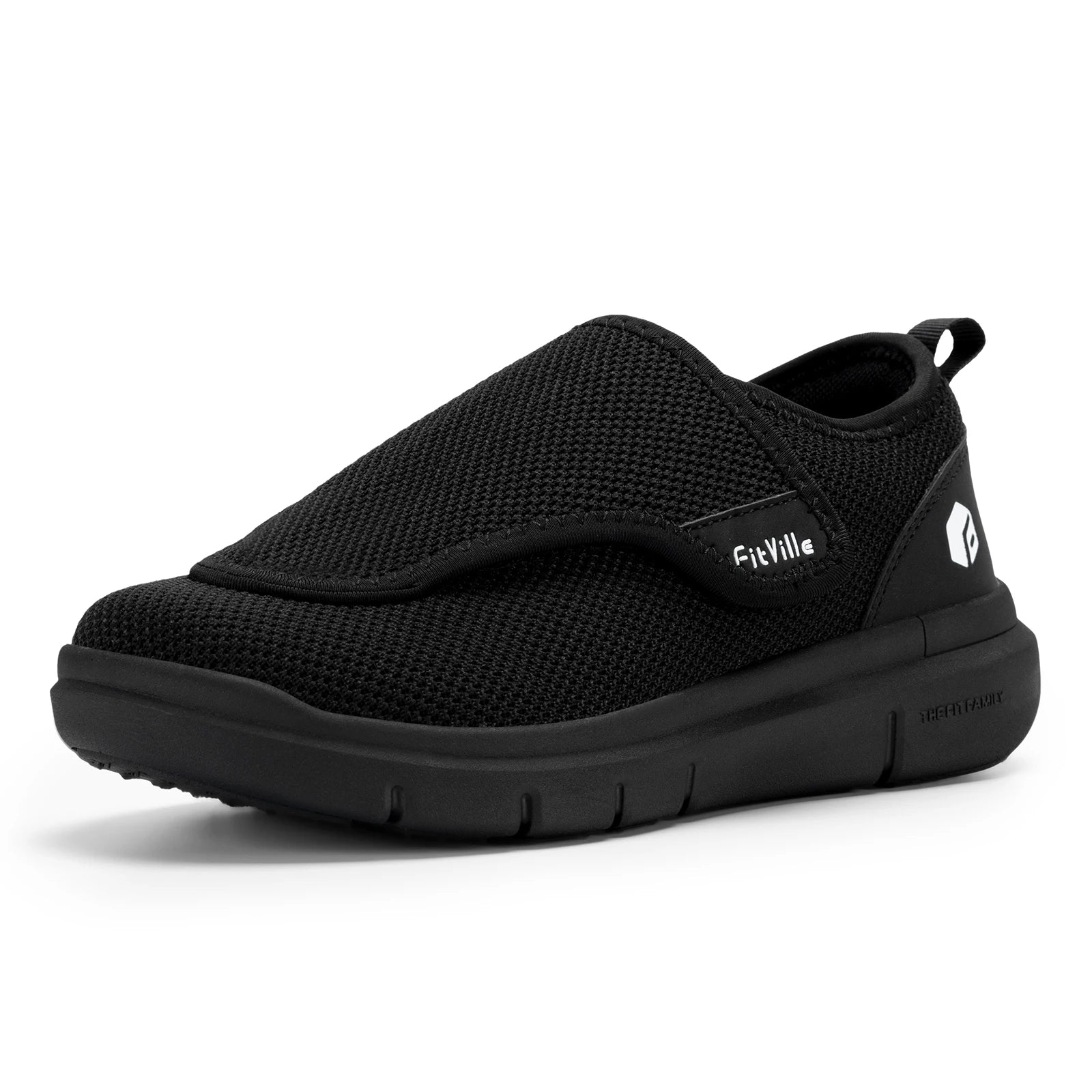 Fitville Women's Shoes Wide Width Diabetic Shoes Walking Casual Breathable for Swollen Feet Elderly Foot Pain Relief Neuropathy