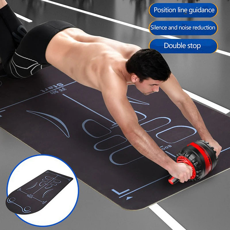 Yoga Mat Non Slip Shock Absorber Thick Kneeling Mat Kneeling Pads Reusable Gym Mat For Women Men Pilates Floor Workouts〔CC33〕