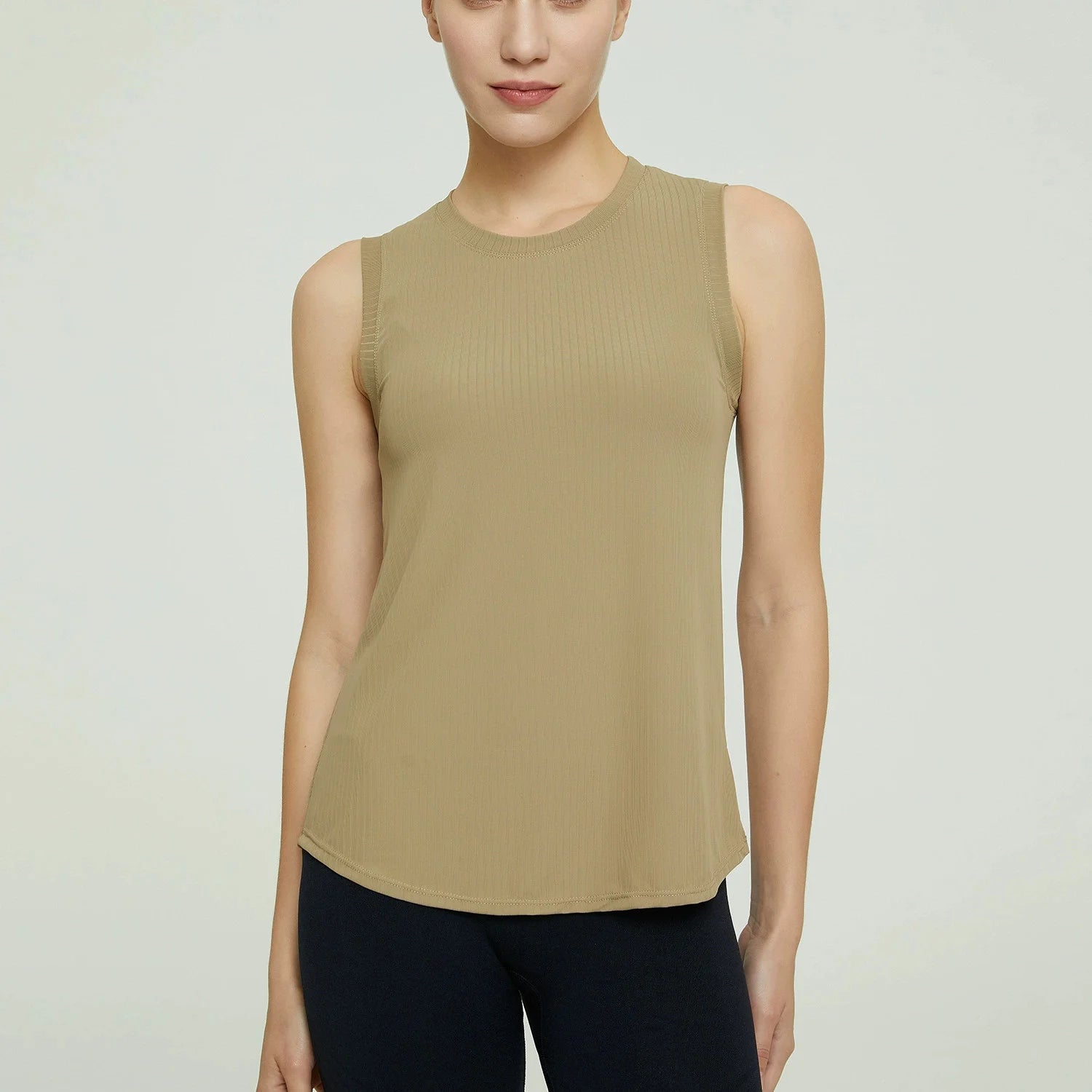 Yoga Tops Women Gym Training Sport Tops Quick-Dry Yoga Shirts Sleeveless Outdoor Running Fitness Casual Sports T-shirt