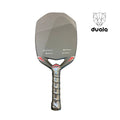 Duale Professional Pickleball Paddles Throat Design, Edgeless T700 Carbon Fiber Pickleball Paddle with 3K textured and PP Honeyc