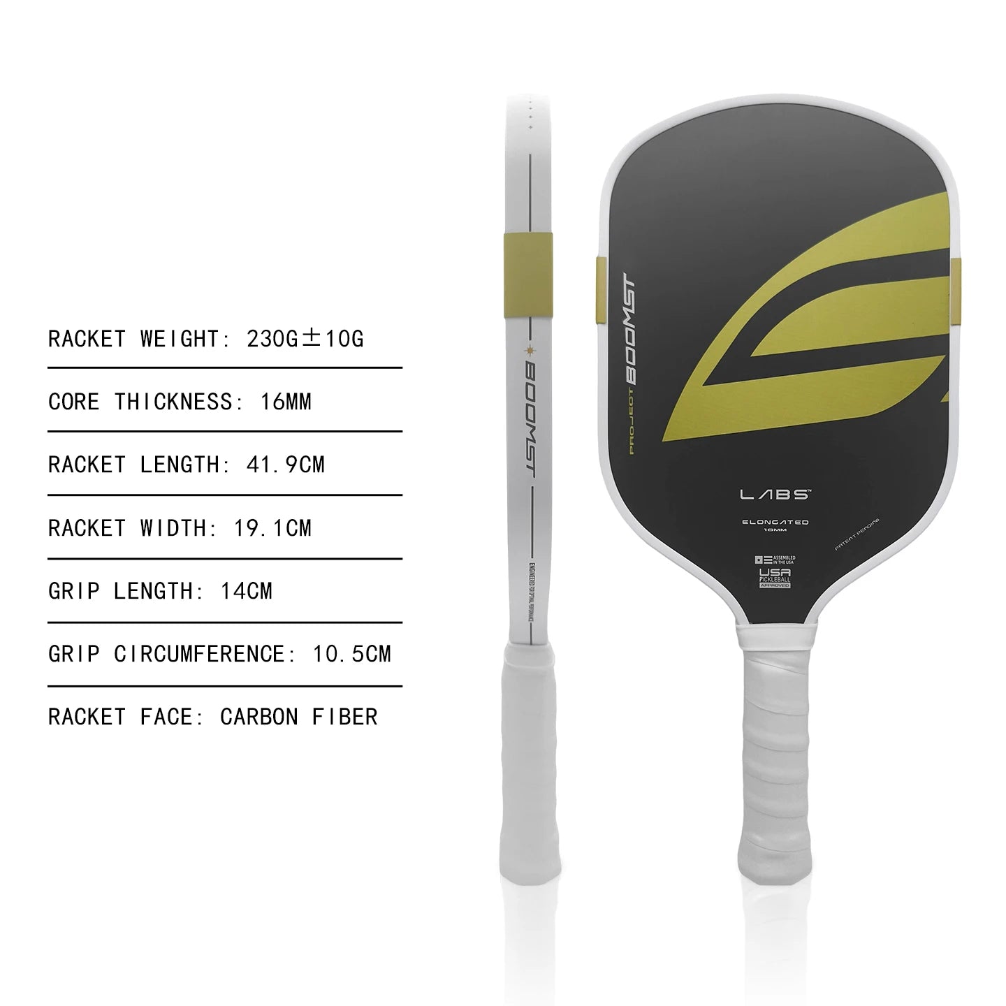 Boomstick  T700 Pickleball Paddle 16mm Thickness Pro EPP+EVA Foam TPU Edging Super Durable Training Custom LOGO Available
