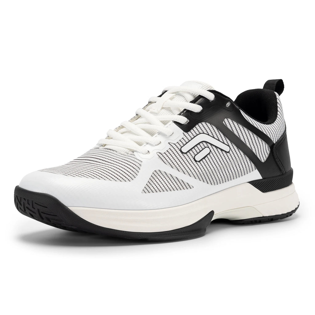 FitVille Men's Wide Pickleball Shoes Tennis Shoes Full Court Tennis Sneakers with Arch Support Lightweight Non-slip Sports Shoe