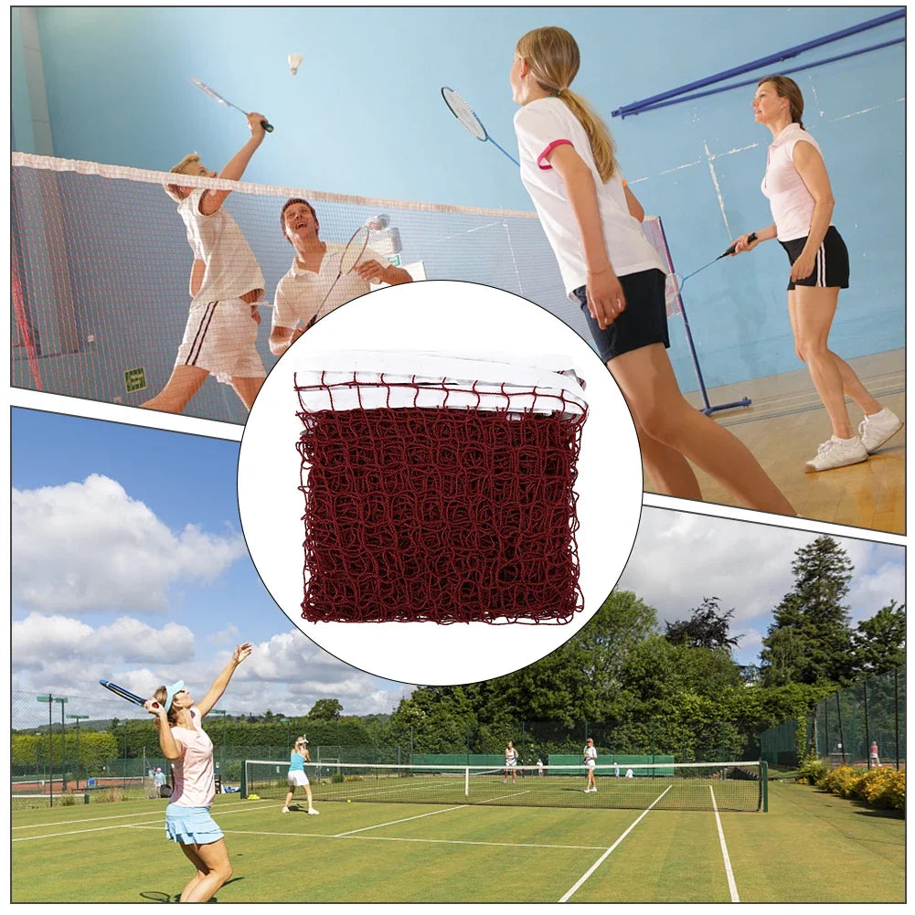 Badminton Net Polypropylene Badminton Replacement Net Easy Setup Badminton Net Replacement for Badminton Tennis Volleyball