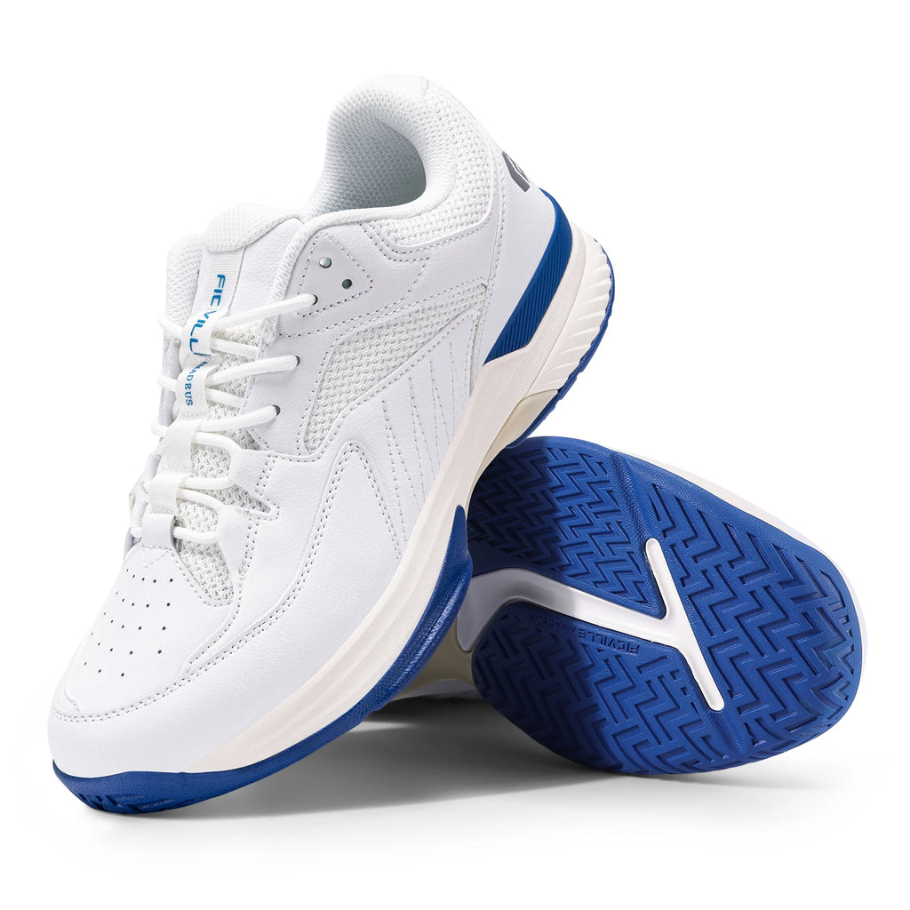FitVille Mens Tennis Shoes Professional Training Sneakers Wear Resistant Anti-Slip Sweat Absorbent for Swollen Feet Arch Support