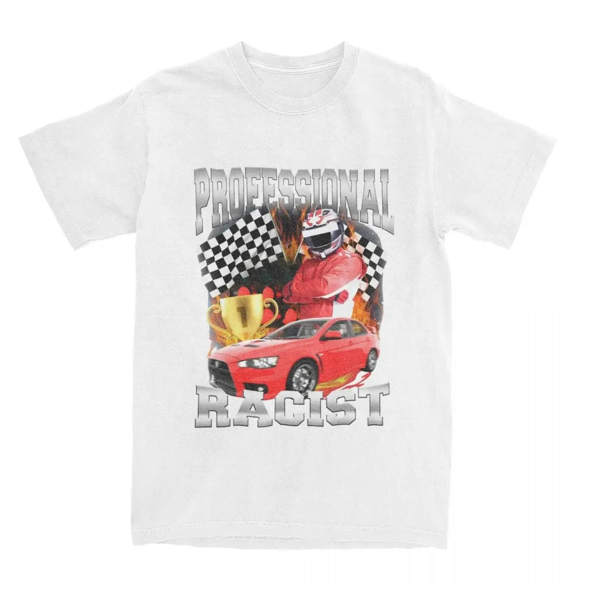 Men Women's F1 Professional Racer T Shirts Merchandise Funny Racing Meme 100% Cotton T-shirt Clothes Fun Shirt Printed 71765