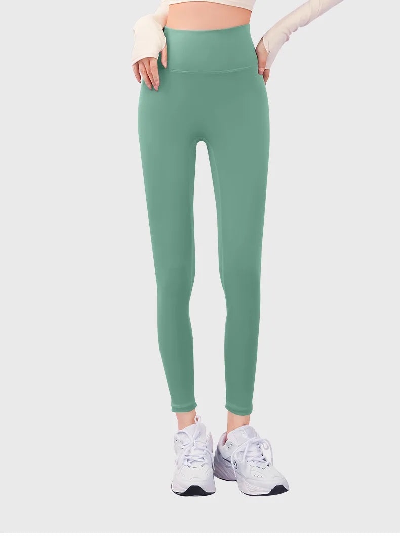 Yoga Pants For Women Elastic High Waist Cross Back Seamless Leggings Hip Lift Gym Tight Sportswear Fitness Sports Leggings