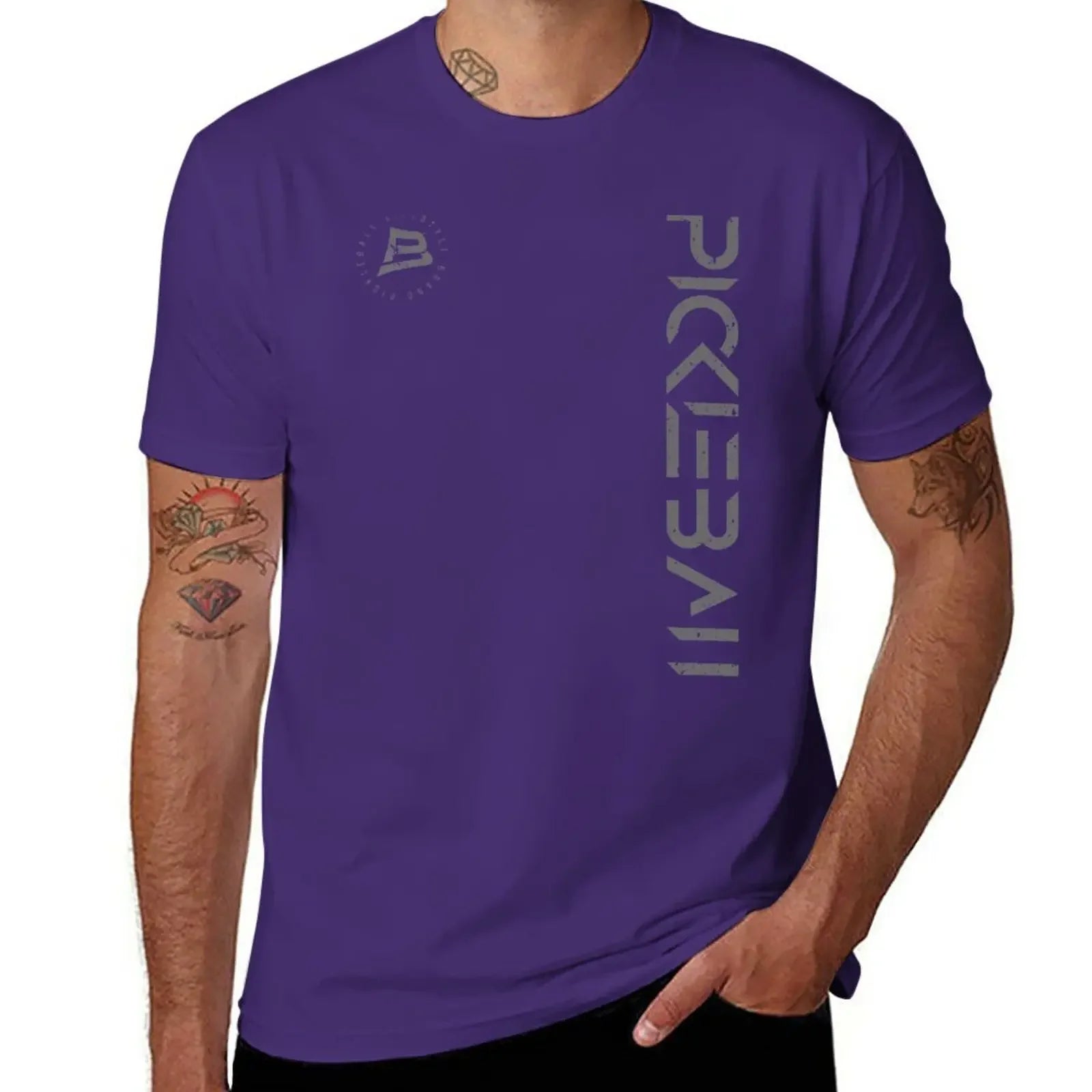 New Pickleball Vertical T-Shirt Oversized t-shirt quick-drying t-shirt sports fan t-shirts mens t shirts