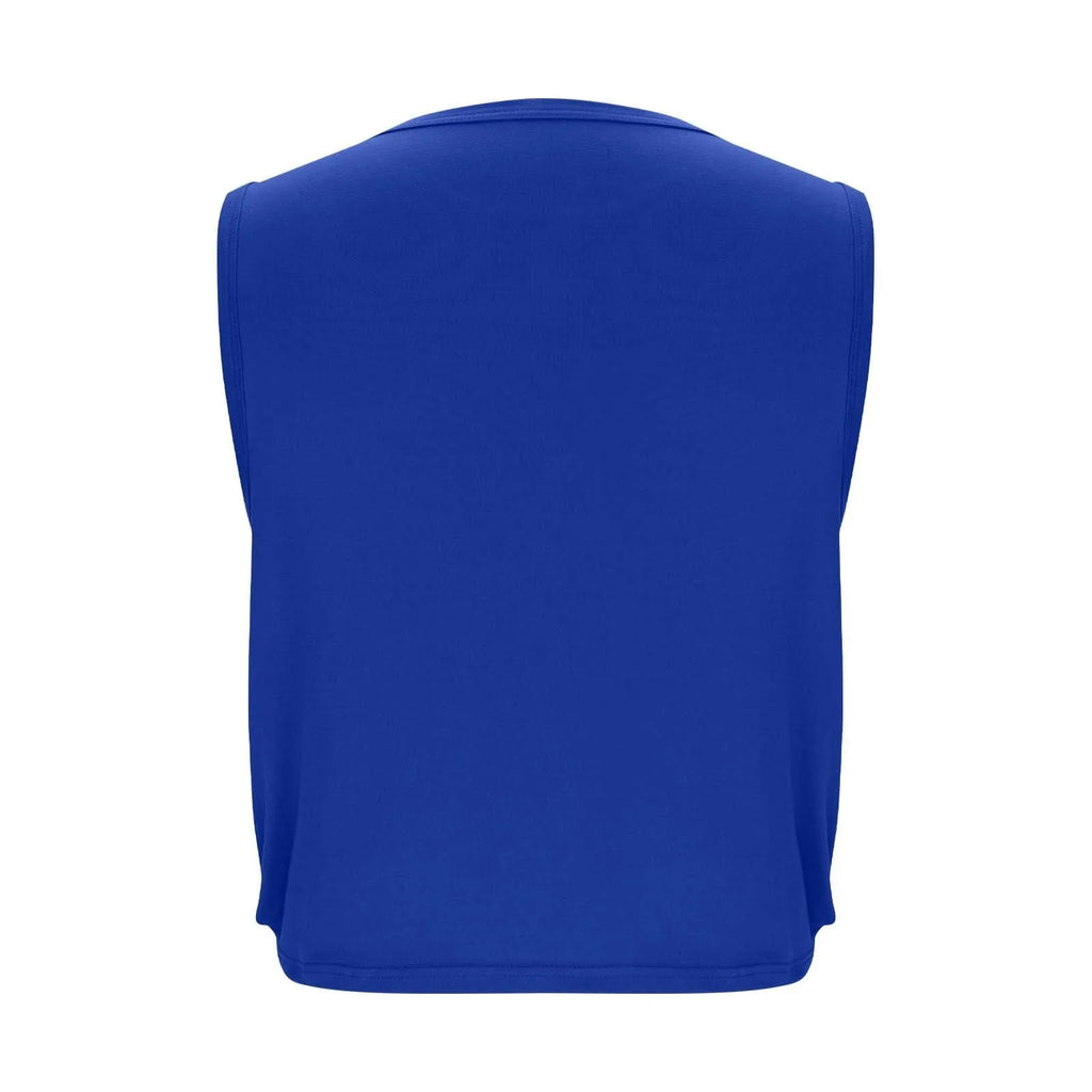 Women Sleeveless Yoga Tops Athletic Vest Breathable Blouse Cover Up Gym Workout Cool T-Shirt Running Short Tank Crop Top