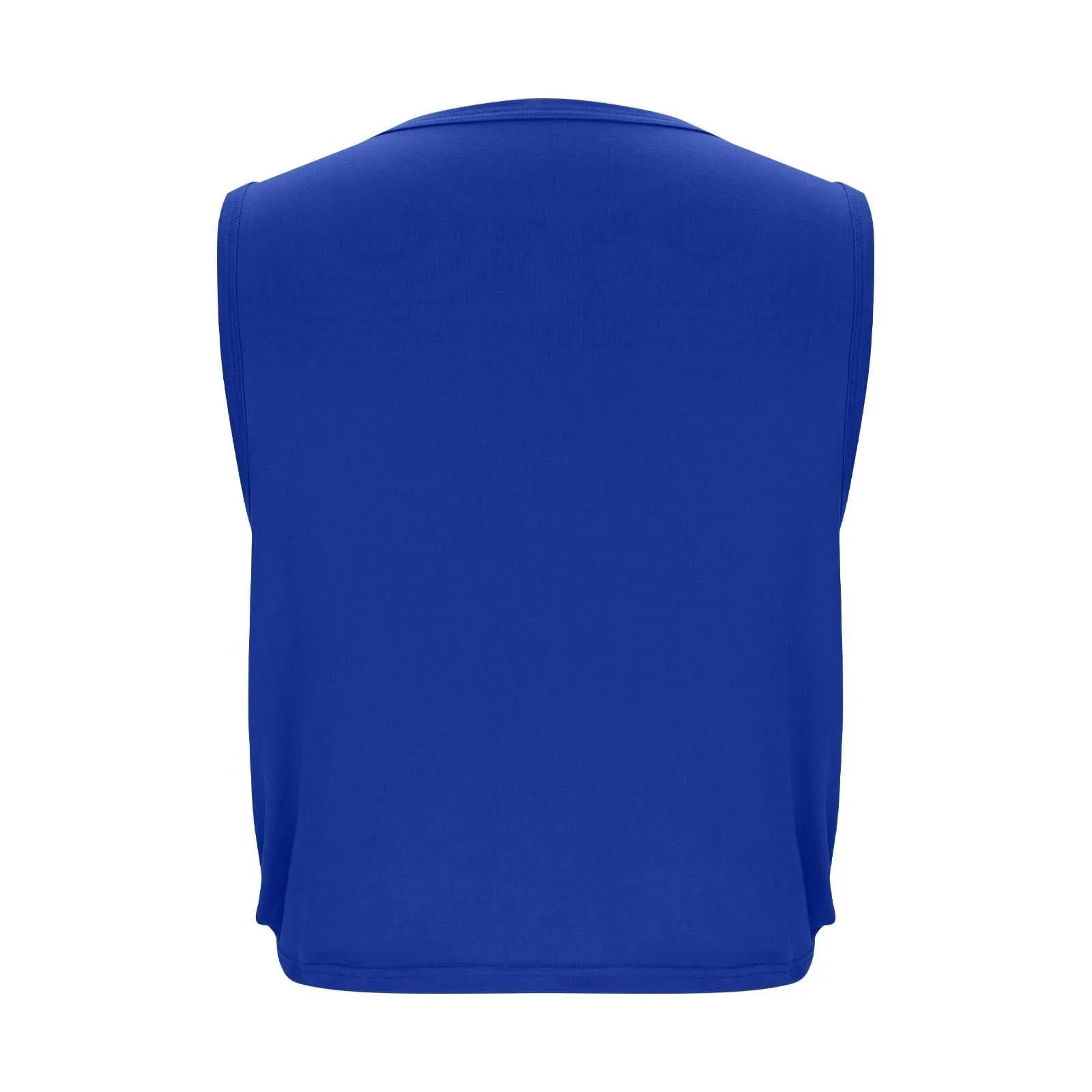 Women Sleeveless Yoga Tops Athletic Vest Breathable Blouse Cover Up Gym Workout Cool T-Shirt Running Short Tank Crop Top