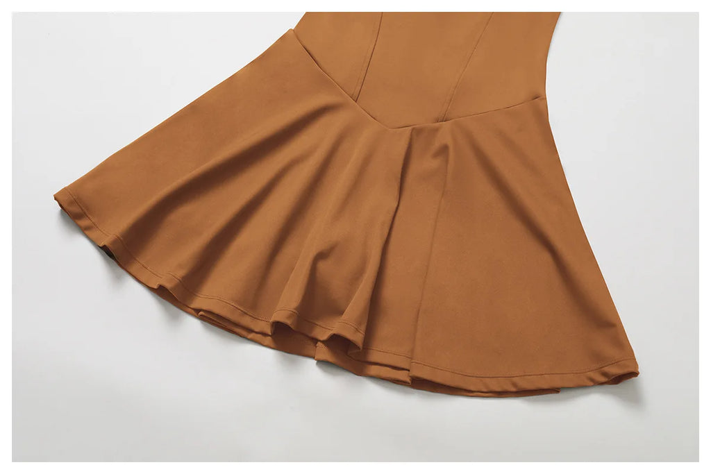 Tennis Dress with Shorts Underneath Pockets Strap Dress Sporting Tennis Outfit Women Gold Wear Sport Dresses Badminton Clothing