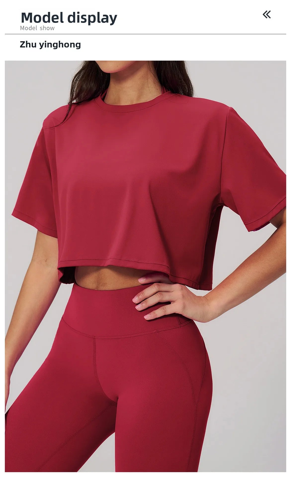 Yoga Tops Summer Sports Fitness Clothes Women's Short Sleeves Yoga Shirts Running Sports Gym Tops Loose Breathable Casual Tops