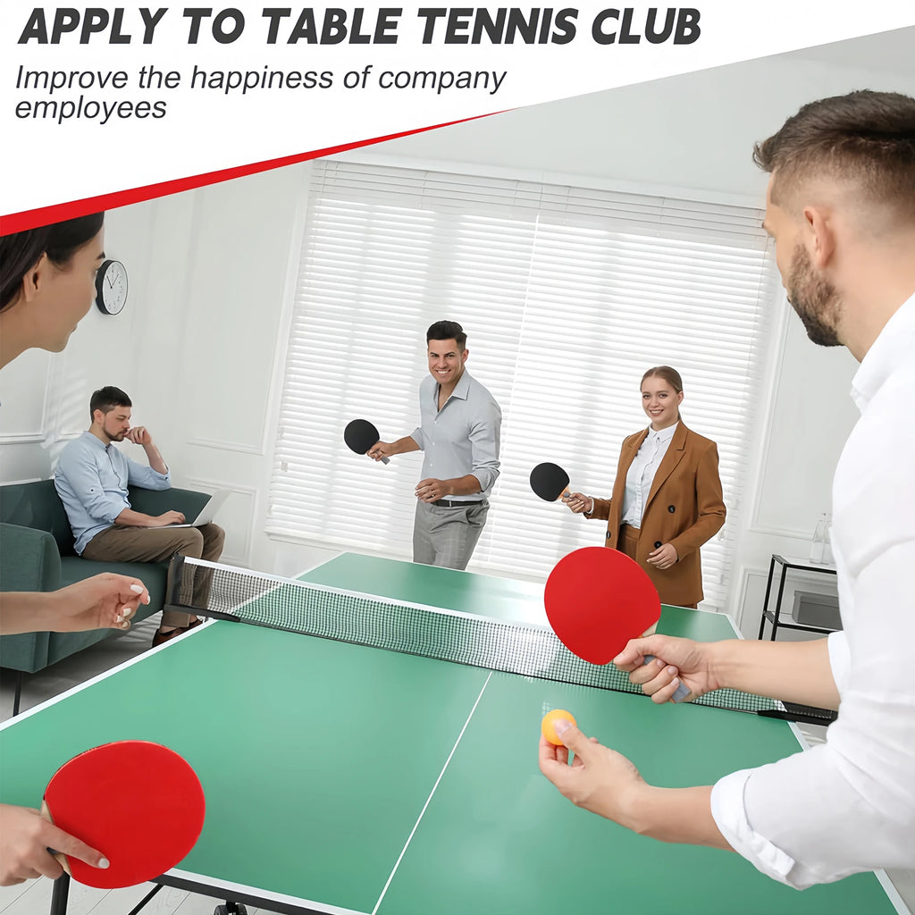 1 Set (2 Table Tennis Racket + Storage Bag) Double-Sided Anti-Adhesive Competition Training Horizontal Straight Racket Table Tennis Racket Professional Grade High Elastic Racket Horizontal and Cut Beginners Single and Double
