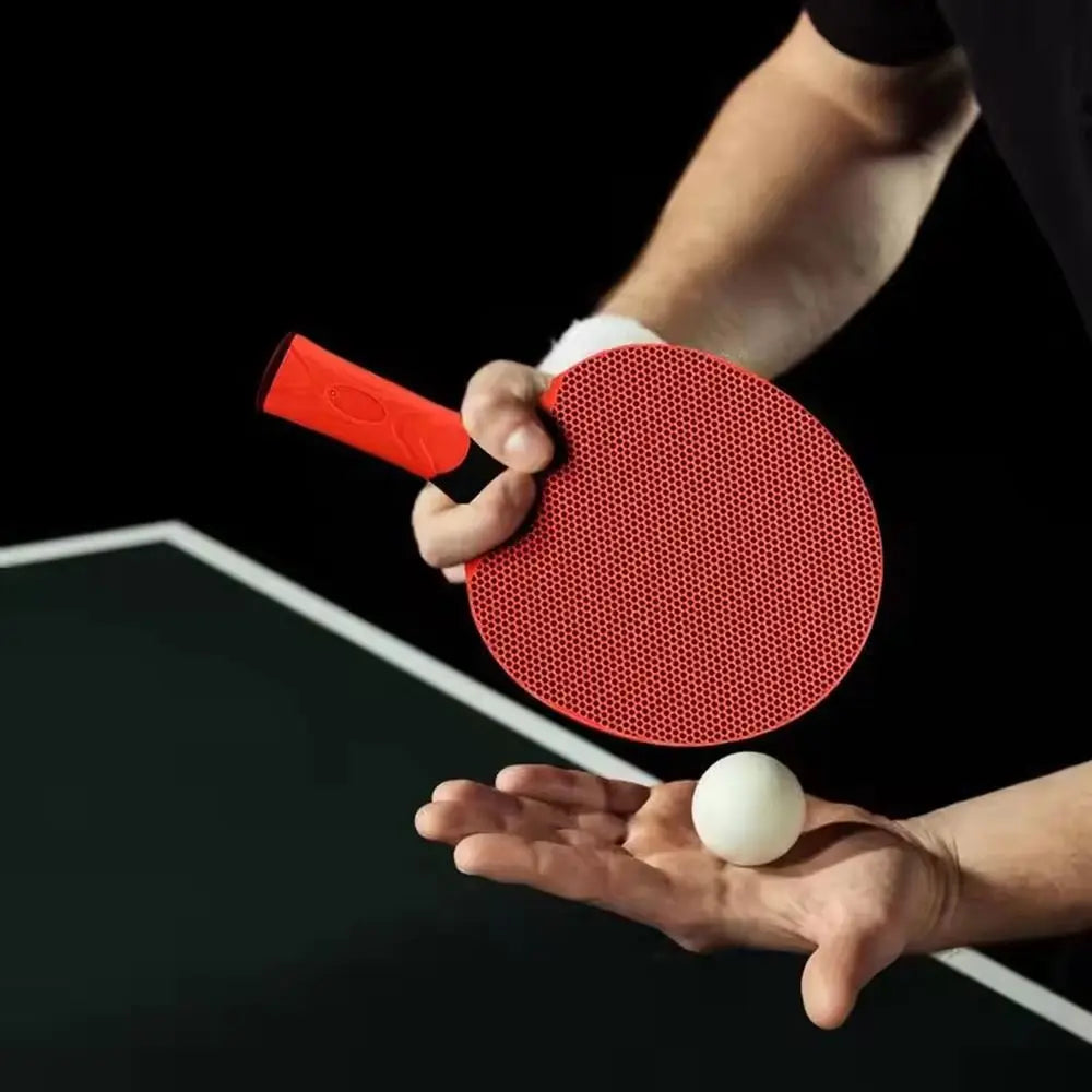 Comfortable Grip Table Tennis Rackets Silicone Professional Table Tennis Bats Table Tennis Paddle for Student Beginner