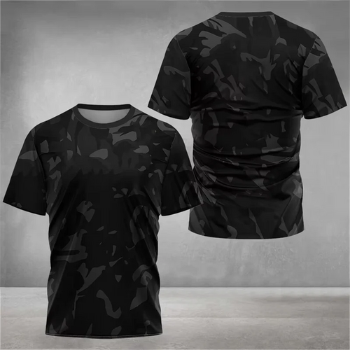 2025 New Summer Sports T Shirts For Men Fashion Trendy Streetwear 3D Printed Fitness T-shirts Loose Quick Dry Running Gym Tees