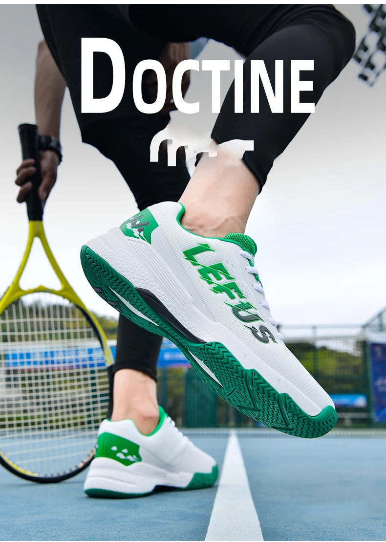 Tennis Shoes For Men 2024 New Breathable Badminton Volleyball Shoes Indoor Sport Anti-Slippery Pingpong Contest Training Sneaker