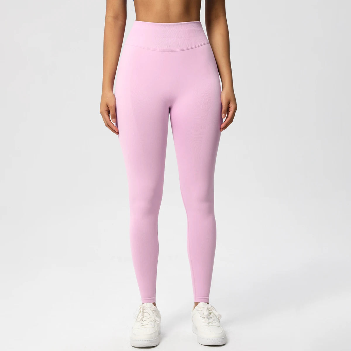 Seamless Women Solid Waist Yoga Pants Three-section Waist Sexy Hip-lifting Tight Sports Pants Fitness Exercise Yoga Pants
