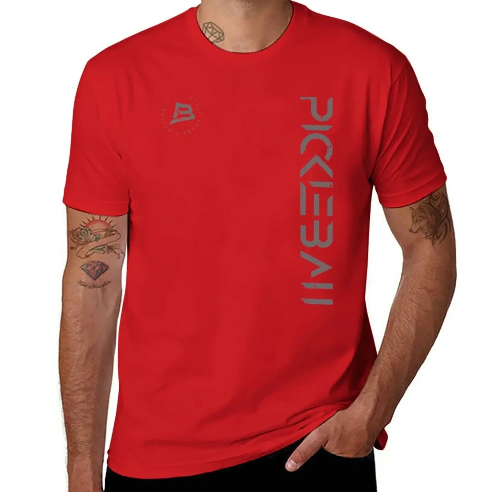 New Pickleball Vertical T-Shirt Oversized t-shirt quick-drying t-shirt sports fan t-shirts mens t shirts