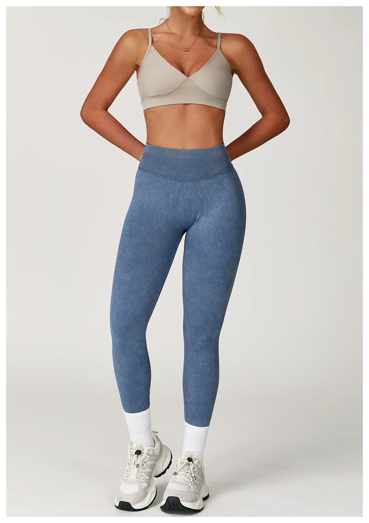 Yoga Pants Sports Leggings Women Seamless Sports Yoga Pant High Waist Ribbed Gym Clothes Fitness Workout Wear Scrunch Bum Tights