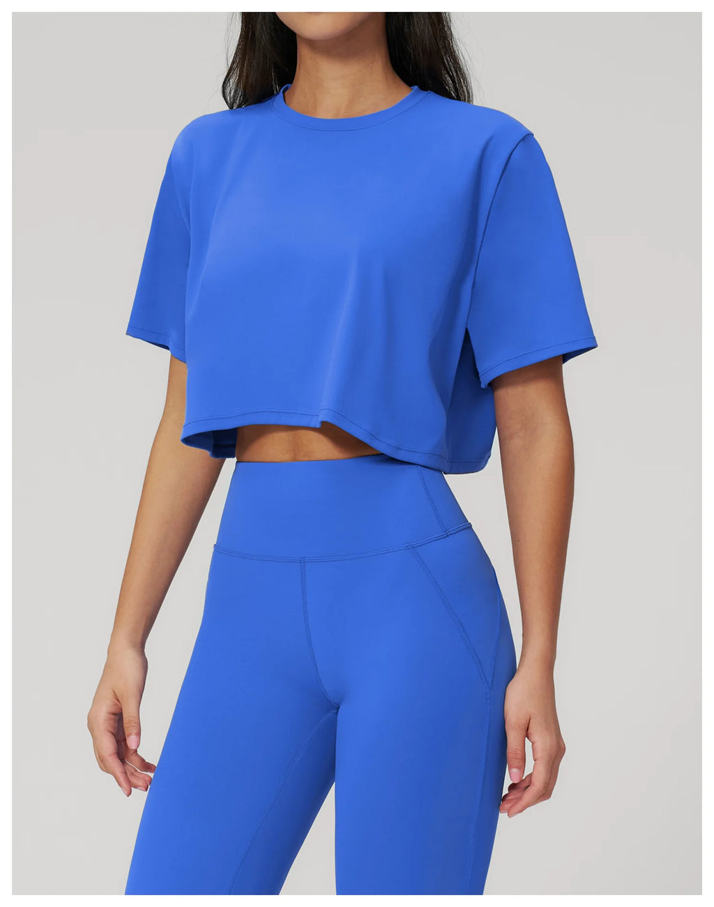 Yoga Tops Summer Sports Fitness Clothes Women's Short Sleeves Yoga Shirts Running Sports Gym Tops Loose Breathable Casual Tops