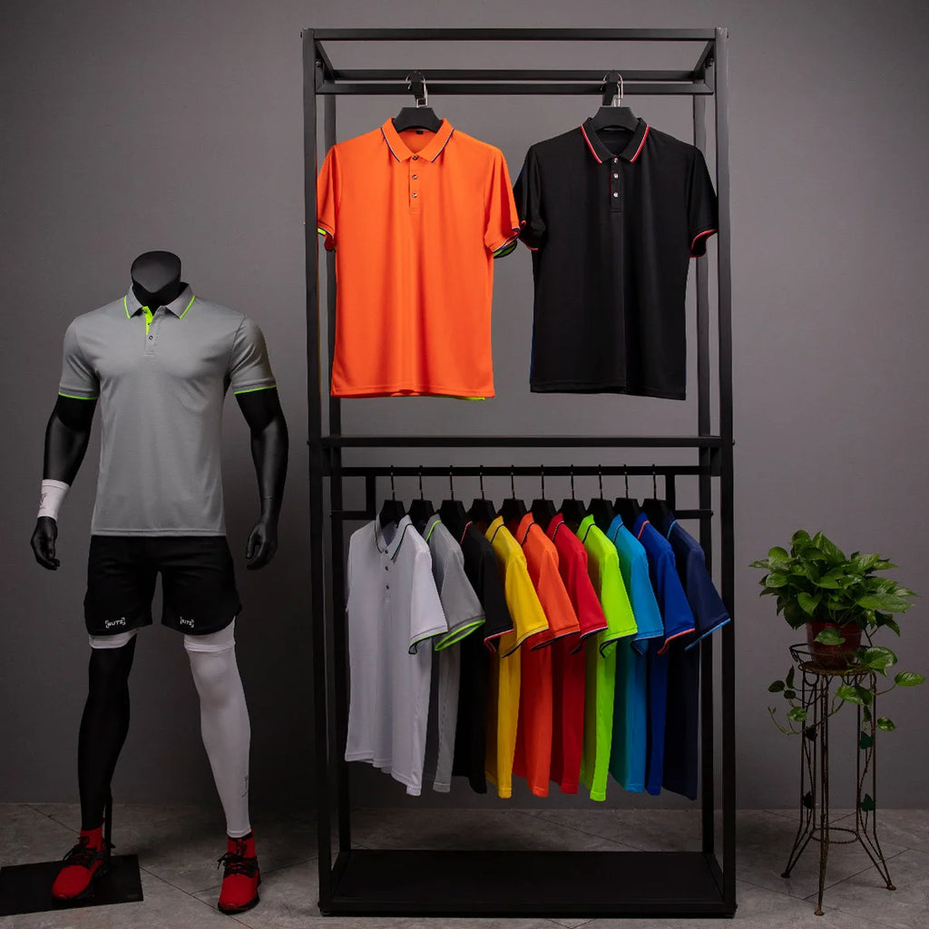Polo Shirts for Men Men's Running T-shirt Tees 2022 Summer New Arrival Business Casual T Shirt Designer Oversized Male Clothing