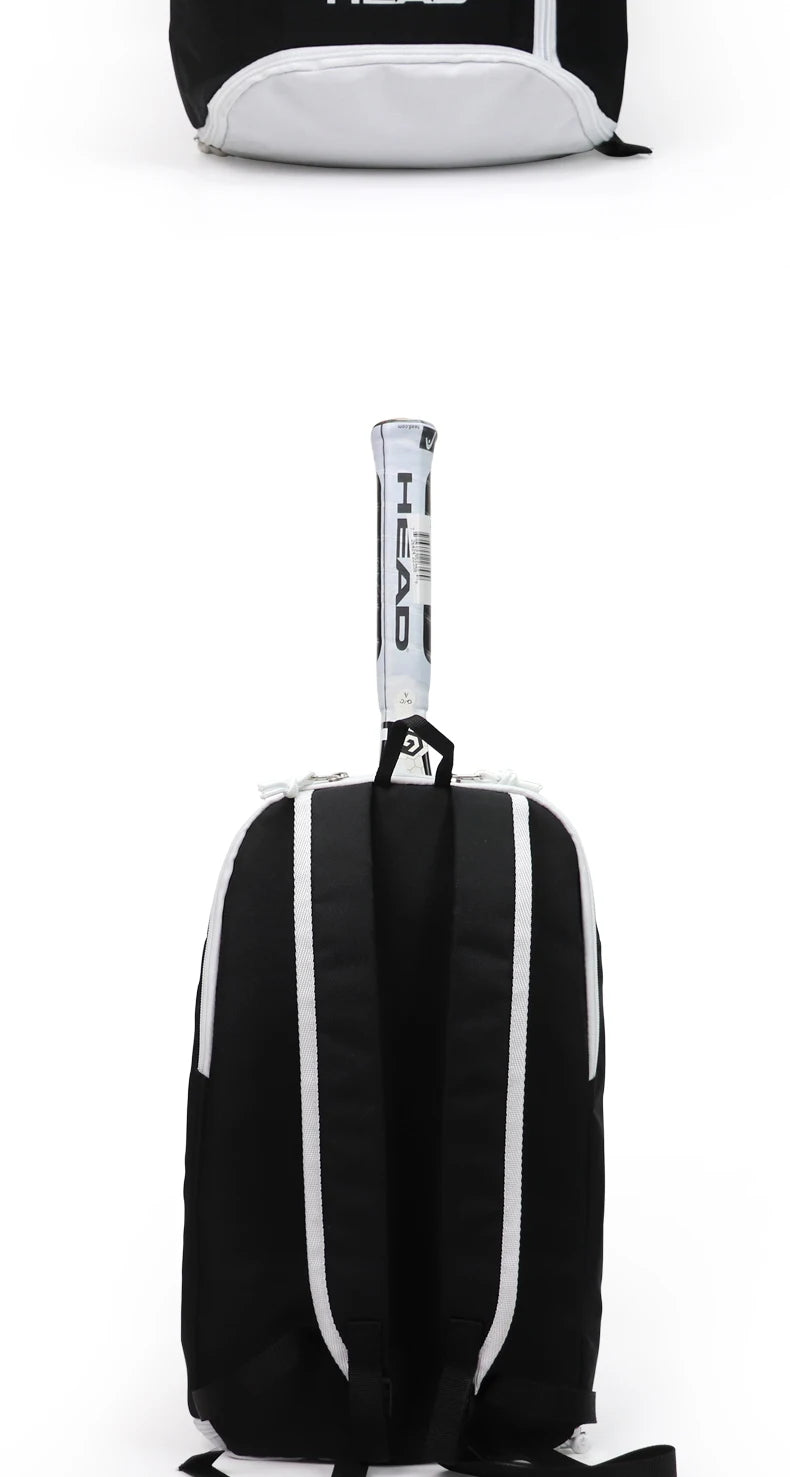 HEAD Tennis Racket Bag Large Capacity for Simple Fashion Tennis Racket Bag Badminton Backpack Portable Racket Bag