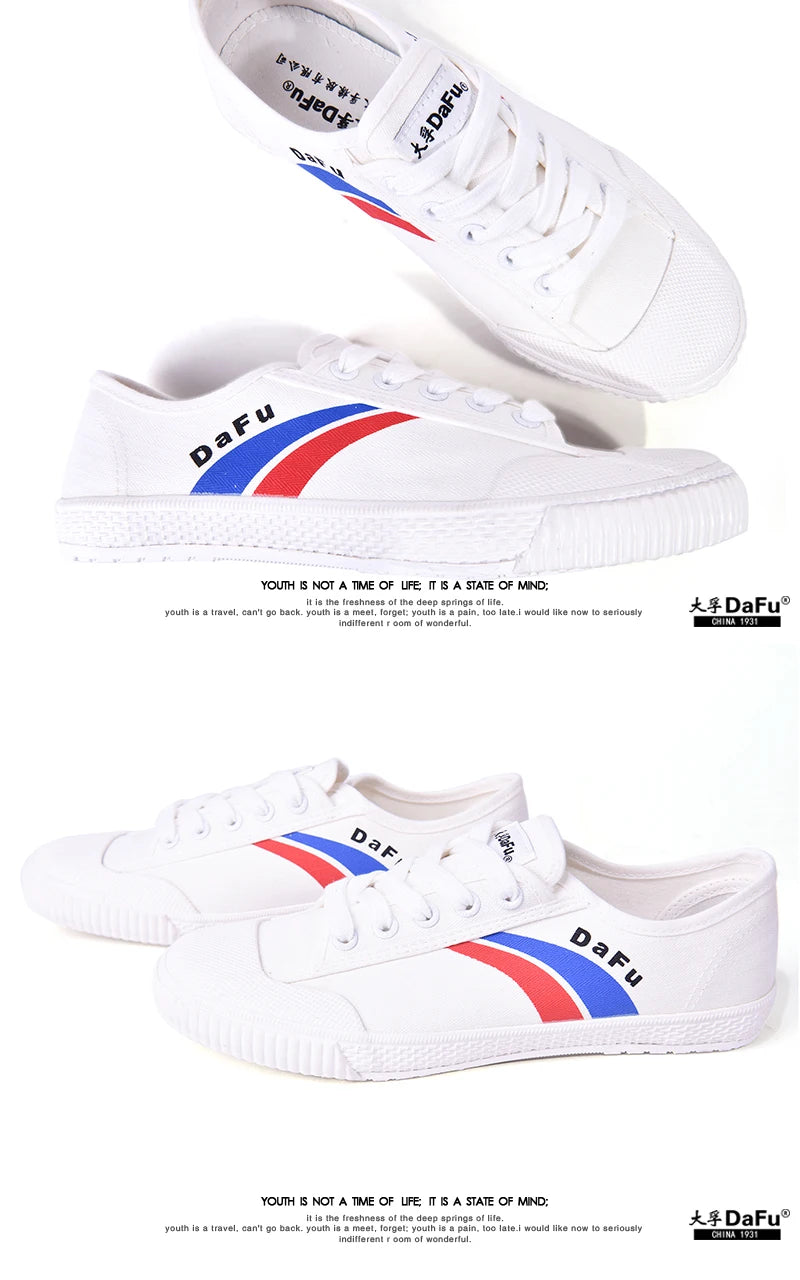 DaFu Shoes Improved Classical Sneakers Martial Arts All Balck Shoes