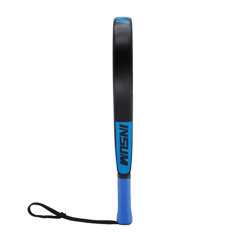 INSUM Padel Racket 2022 Carbon Fiber Soft EVA Surface High Balance Diamond Shape Sports Racket for Advanced Players Paddle