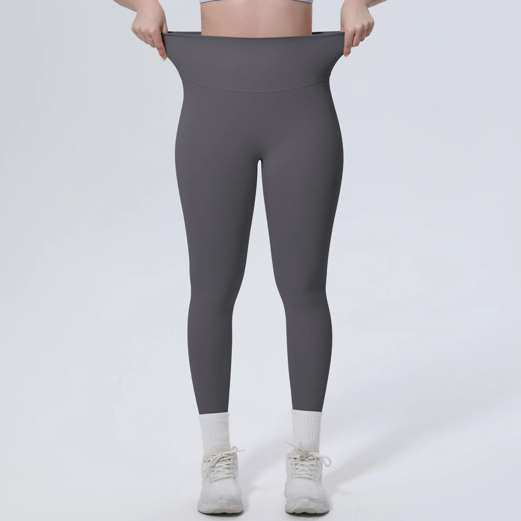 Summer Breathable Peach Buttocks Yoga Pants Solid Color High Stretch Sports Leggings Gym Push Up Outdoor Running Yoga Pants