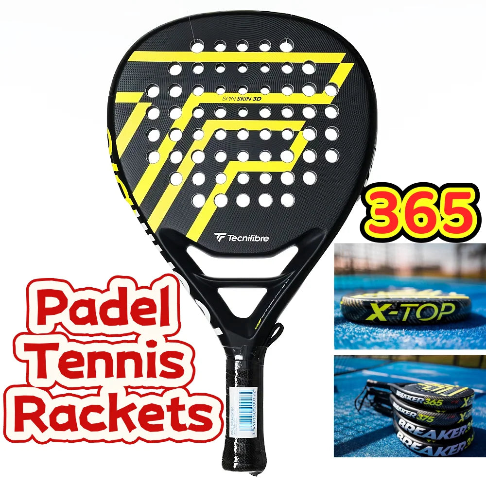 Padel X-TOP tennis racket PADle RACKET Tecnifibre WALL BREAKER 365 TENNIS RACKET  Carbon 3k Panel Tennis Racket For beginners