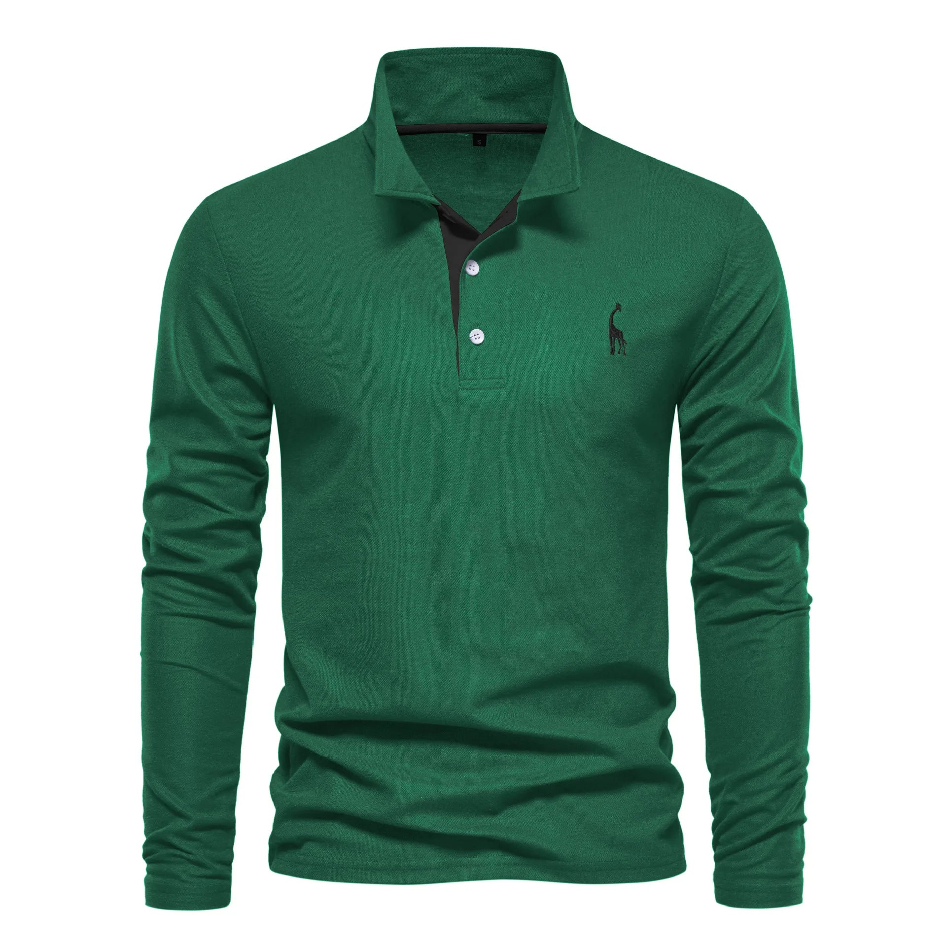 2026 New Polo T-shirts for Men High Grade Embroidery Solid Long Sleeve Golf Polo Shirts Spring Autumn Social Business Male Tops