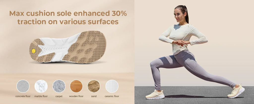 Fittington Women's Sports Shoes Wide Women Sneakers Non-Slip Tennis Walking Running Shoes For Women Swollen Feet Pain Relief