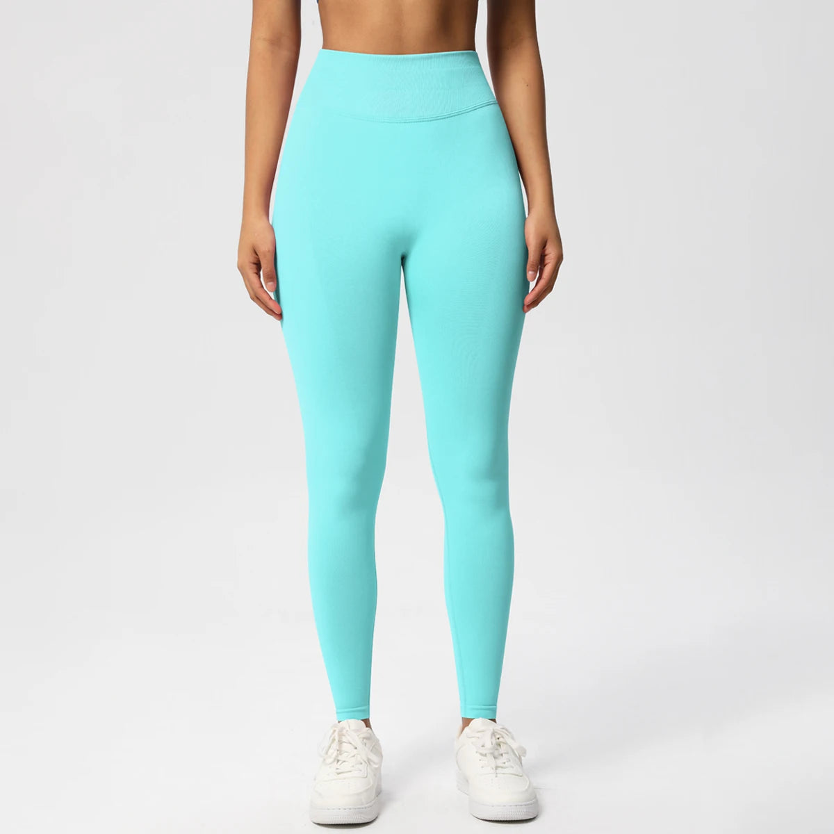 Seamless Women Solid Waist Yoga Pants Three-section Waist Sexy Hip-lifting Tight Sports Pants Fitness Exercise Yoga Pants
