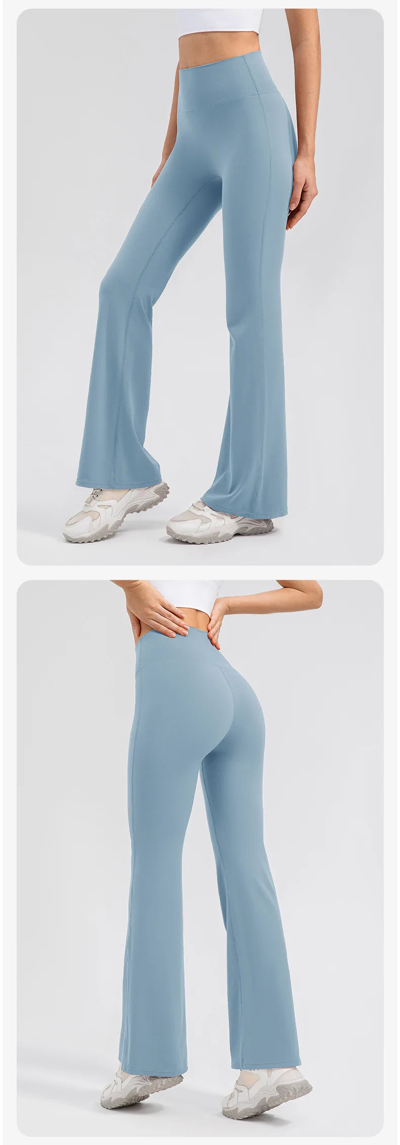 Yoga Pants Women High Waisted Yoga Pants with Pockets  Workout Flare Leggings Work Dress Pants Sports running fitness pants
