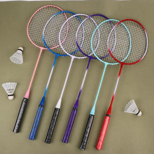 Beginner Badminton Set - Professional Training Durable Leisure Sports Racquet 12-Pack Badminton Racket Kit for All Ages