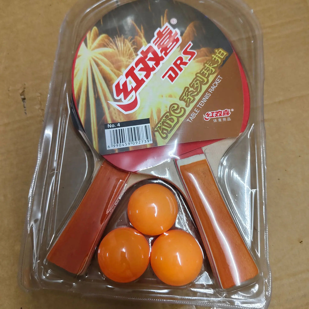 2 packs of table tennis rackets, racket cover for competitive games/leisure time and entertainment