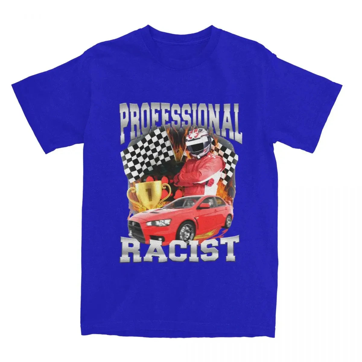 Men Women's F1 Professional Racer T Shirts Merchandise Funny Racing Meme 100% Cotton T-shirt Clothes Fun Shirt Printed 71765