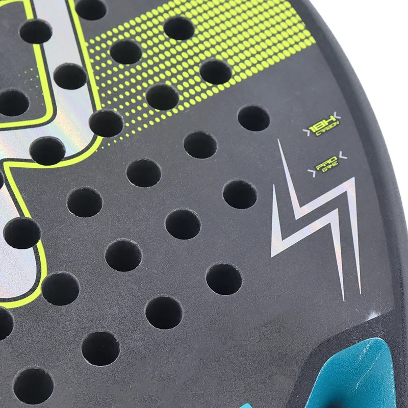 Customized Carbon Fiber Padel Racket 3K 12K 18K Beautiful Design Beach Tennis Paddle For Sports Use