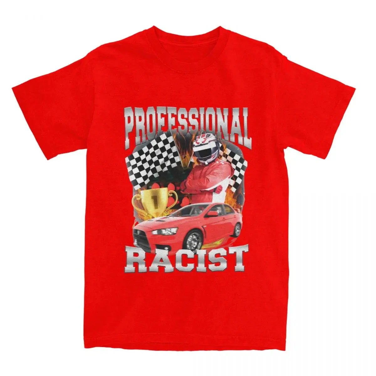 Men Women's F1 Professional Racer T Shirts Merchandise Funny Racing Meme 100% Cotton T-shirt Clothes Fun Shirt Printed 71765
