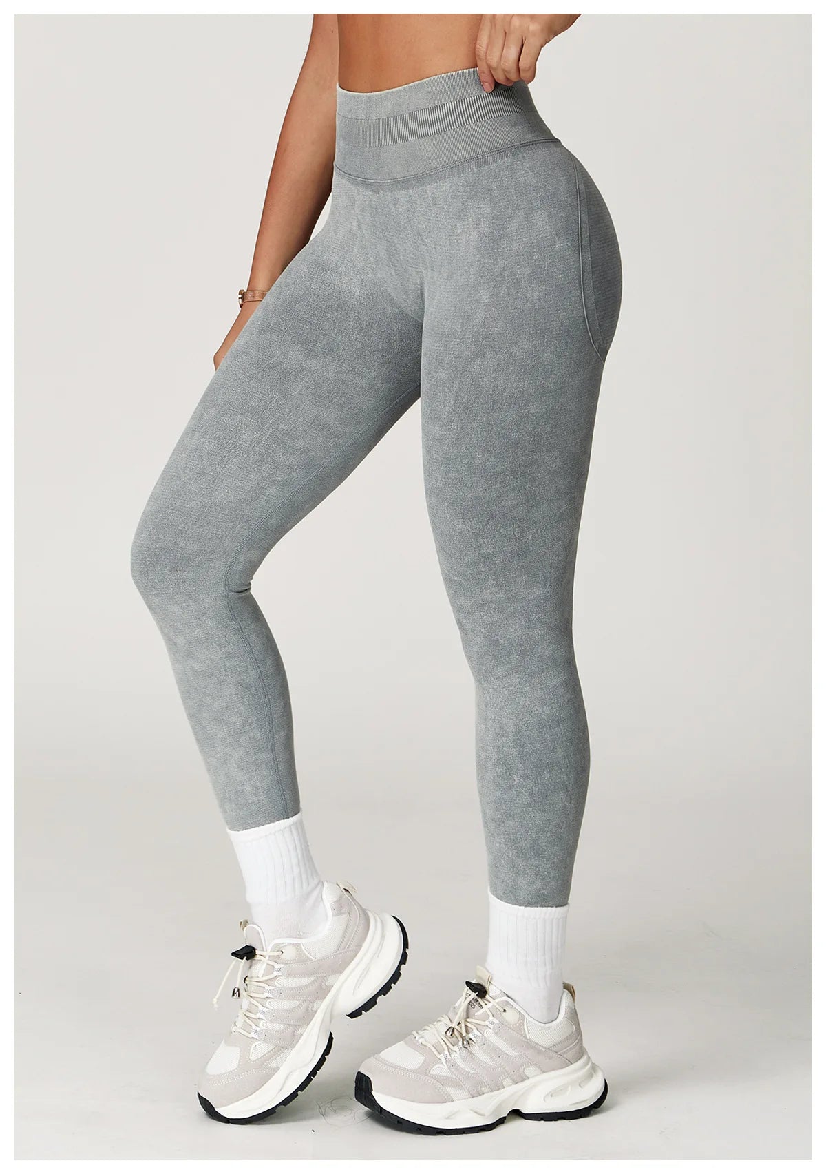 Yoga Pants Sports Leggings Women Seamless Sports Yoga Pant High Waist Ribbed Gym Clothes Fitness Workout Wear Scrunch Bum Tights