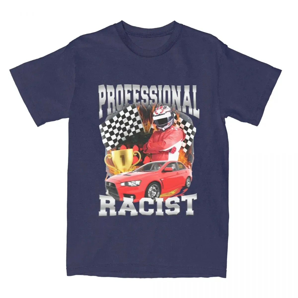 Men Women's F1 Professional Racer T Shirts Merchandise Funny Racing Meme 100% Cotton T-shirt Clothes Fun Shirt Printed 71765